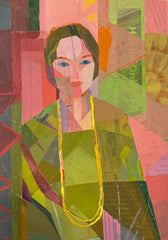 Woman in a Green Dress