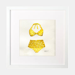 Yellow Polka Dot Bikini