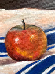 Apple on Kitchen Linen