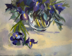 Bouquet Still Life with Irises