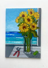 Sunflowers by the Sea