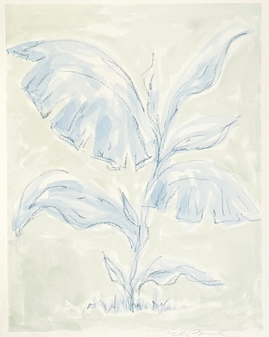 Blue Palm Leaves No. 5