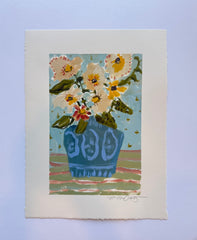 Floral Pots on Paper 3