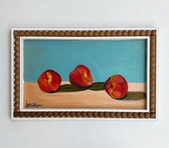 Peaches with Matisse - Blue and Blush