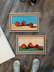 Peaches with Matisse - Blush and Green