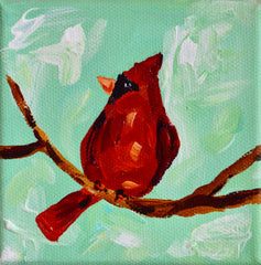 Cardinal in Green