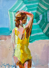 Mini Swimmer Yellow Swimsuit