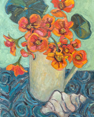 Nasturtiums and Shell