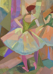 Dancers, Orange and Green