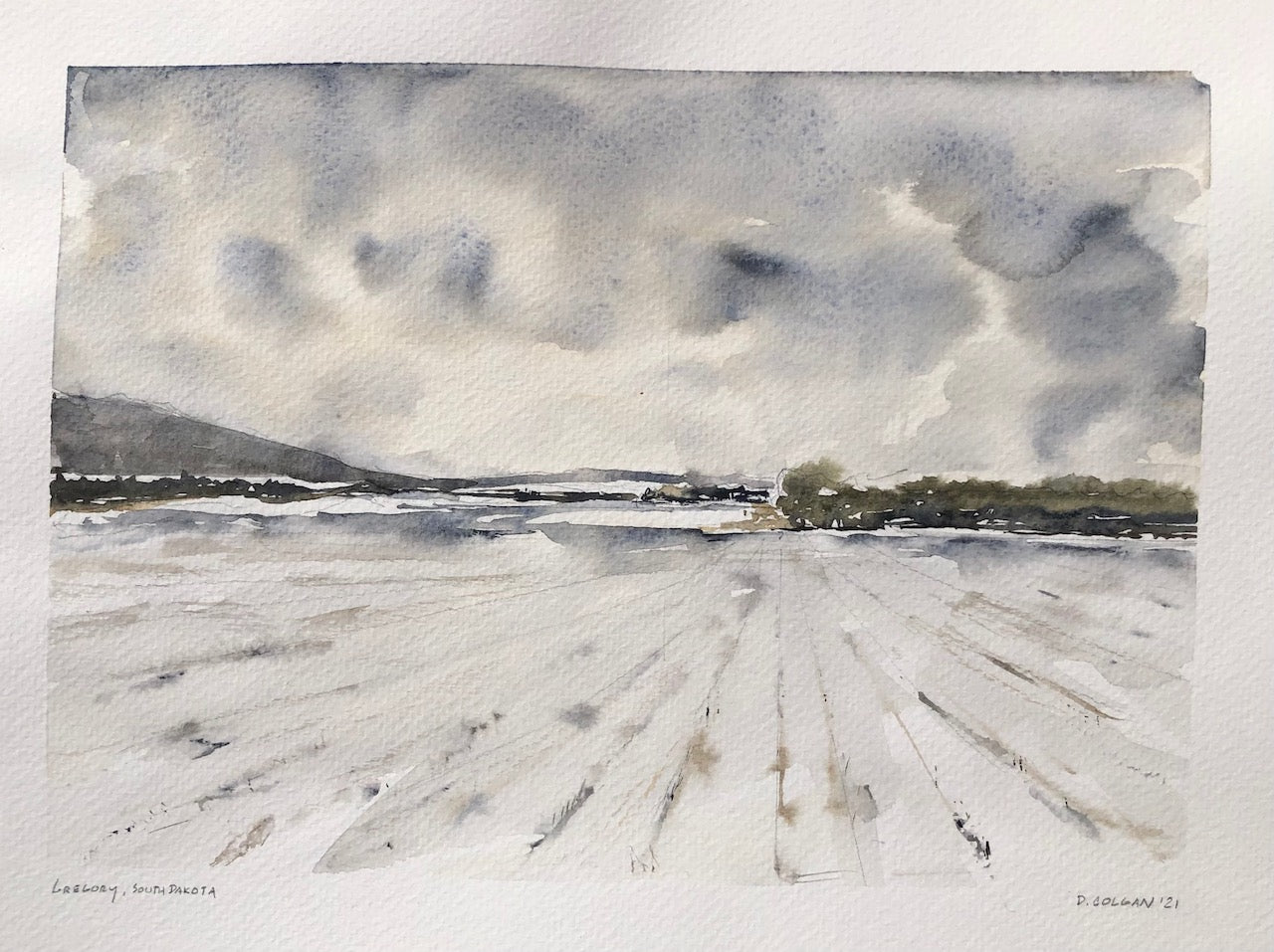 South Dakota (Snow Field)
