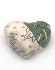 Flower Ceramic Wall Heart