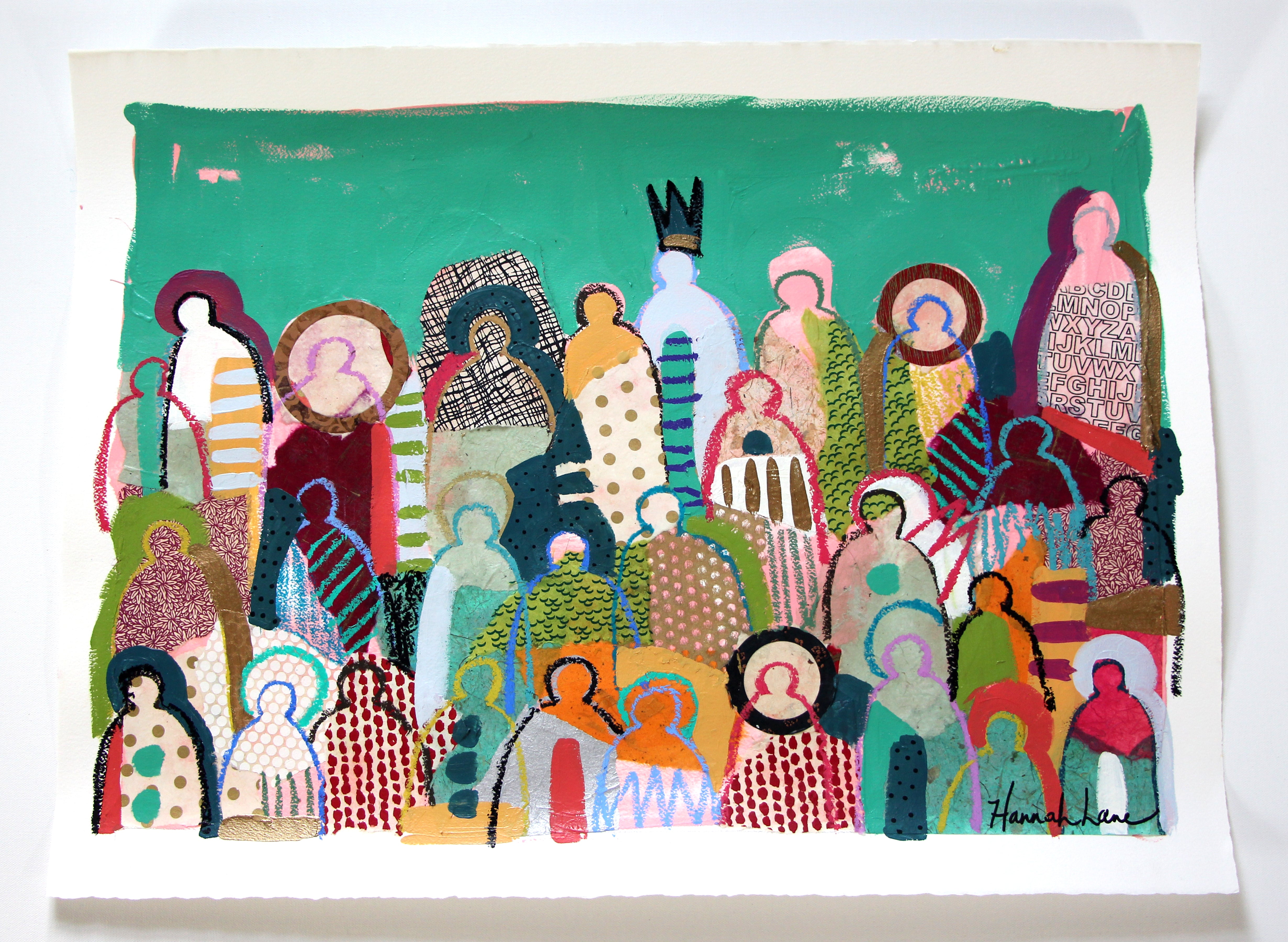 Crowd on Paper 3- Hannah Lane