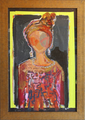 Woman with Gold Earrings
