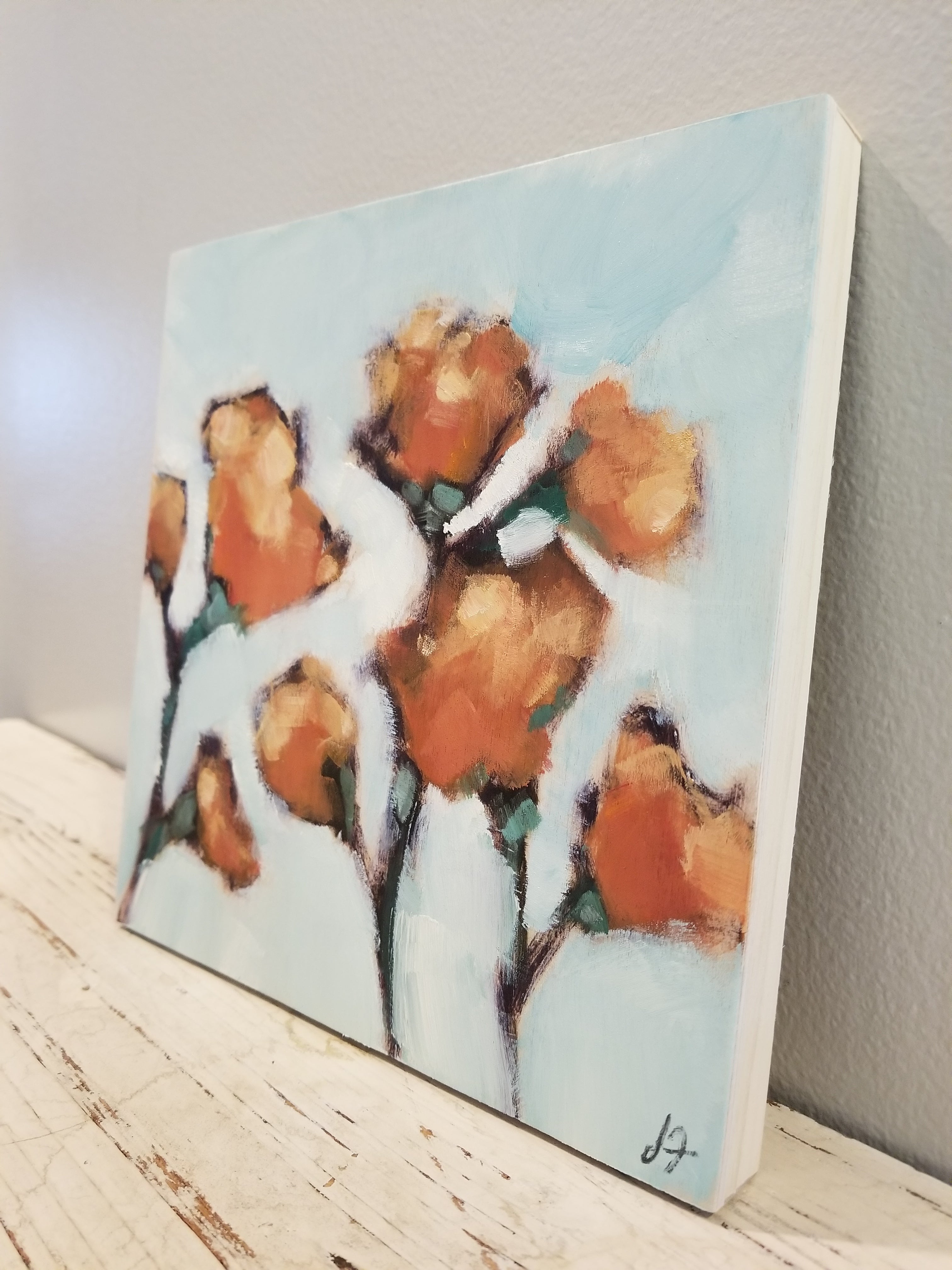 Orange Floral #2