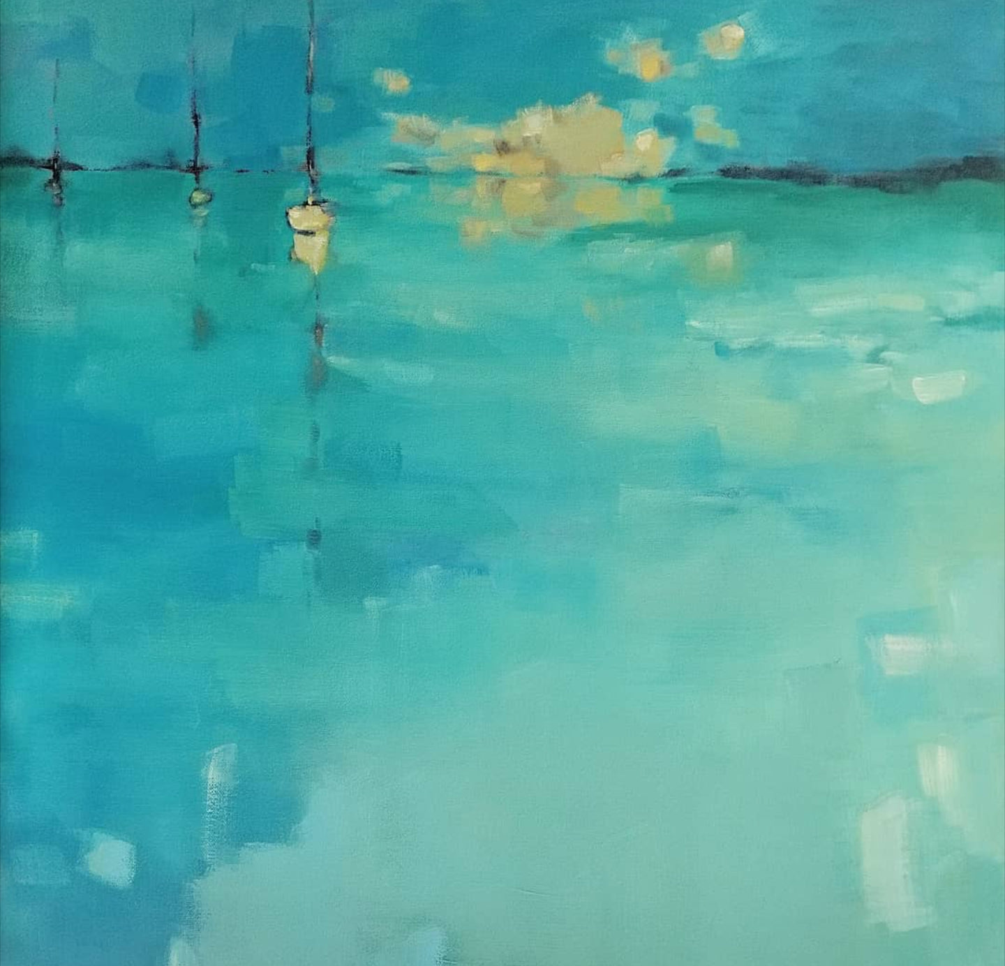 Sailboats at Sunset