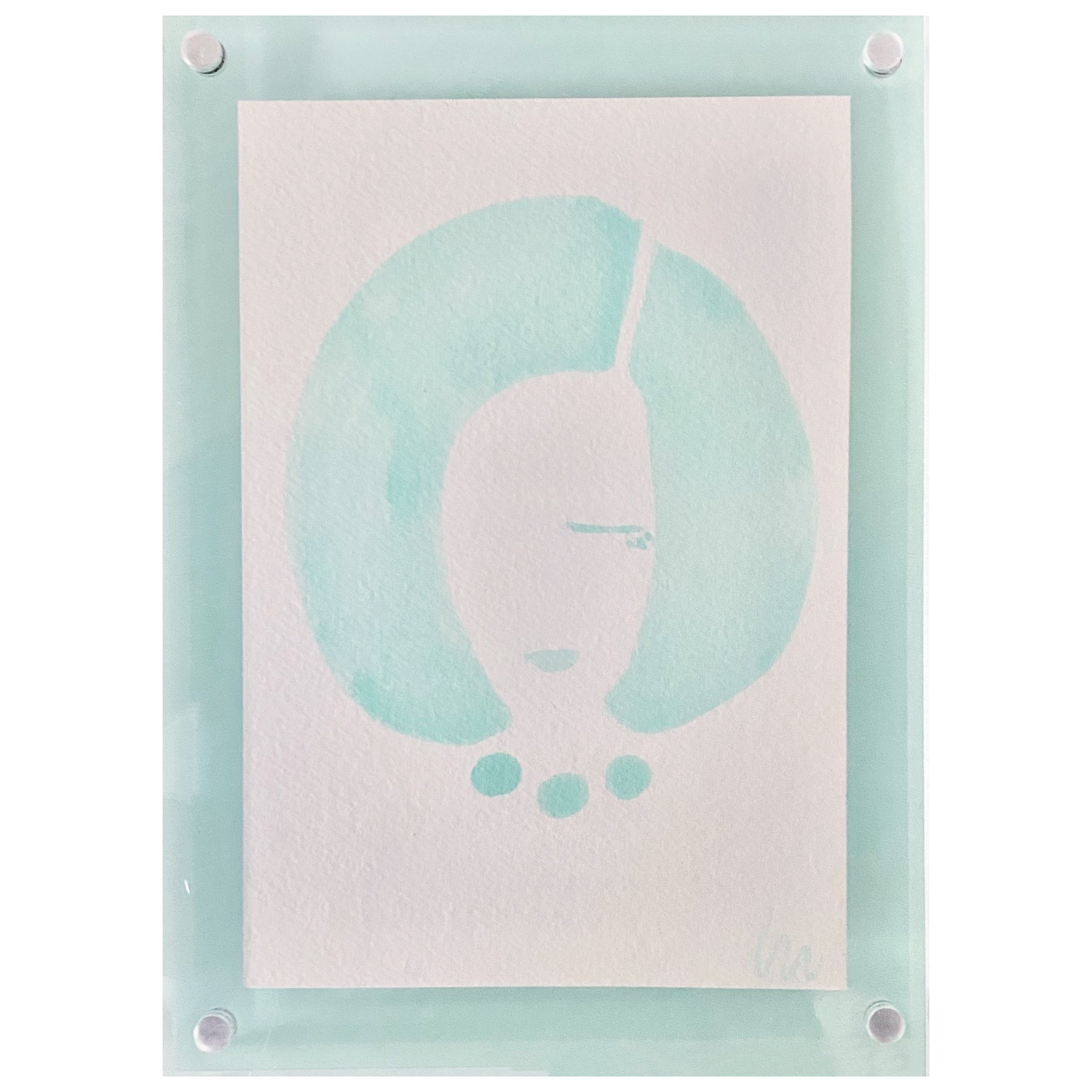 Little Seafoam Green Lady I