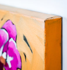 Pink Orchid in the Spiky Pot