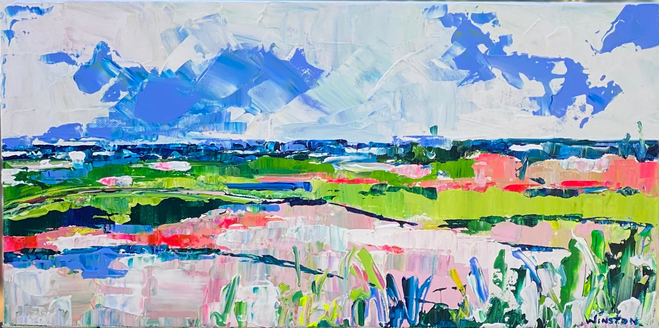 Pink Coastal Landscape 1