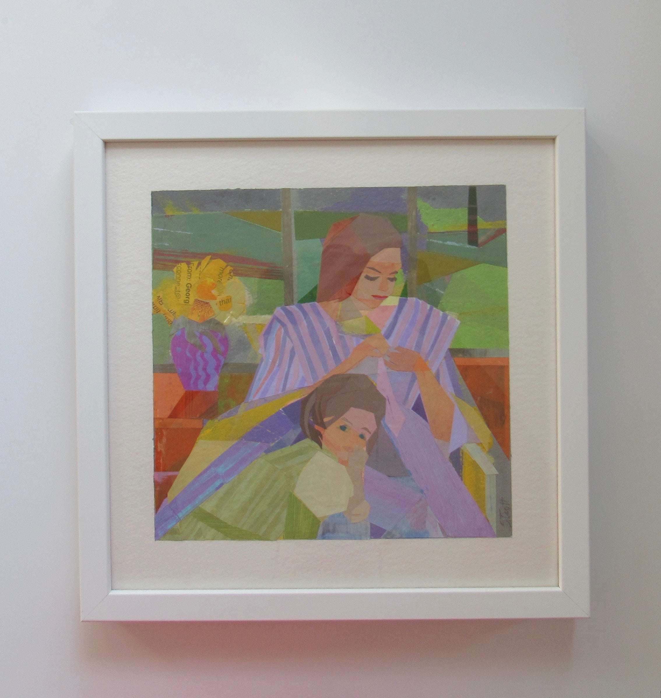 Young Mother Sewing (After Cassatt)